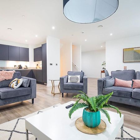 Luxury Free Parking Townhouse Villa Manchester Eksteriør bilde