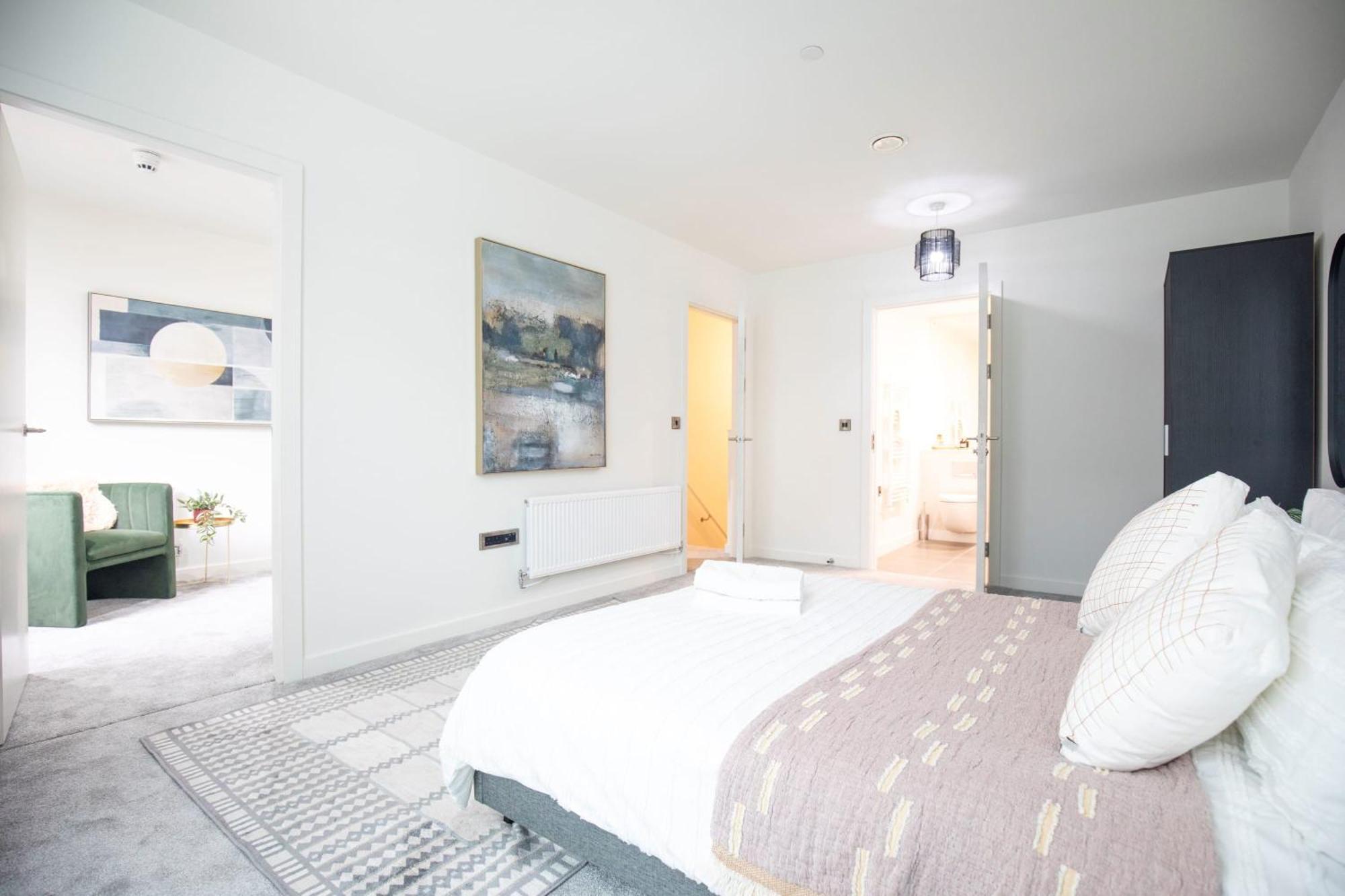 Luxury Free Parking Townhouse Villa Manchester Eksteriør bilde