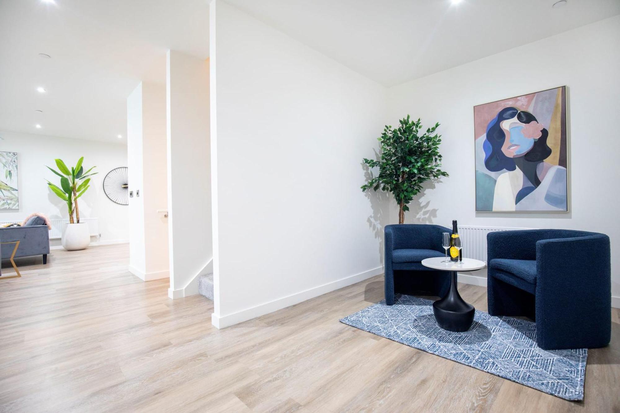 Luxury Free Parking Townhouse Villa Manchester Eksteriør bilde
